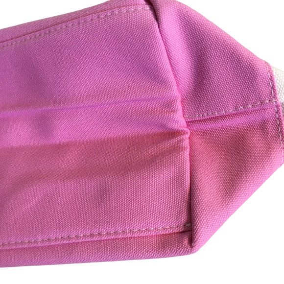 Cream and Pink Farmers Market Canvas tote bag NWT - Picture 2 of 12